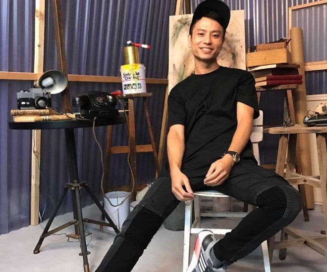 Jays Phua in his studio